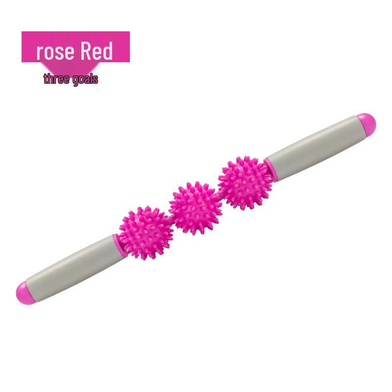 WEZHO Three-Ball Spiked Massage Roller Stick