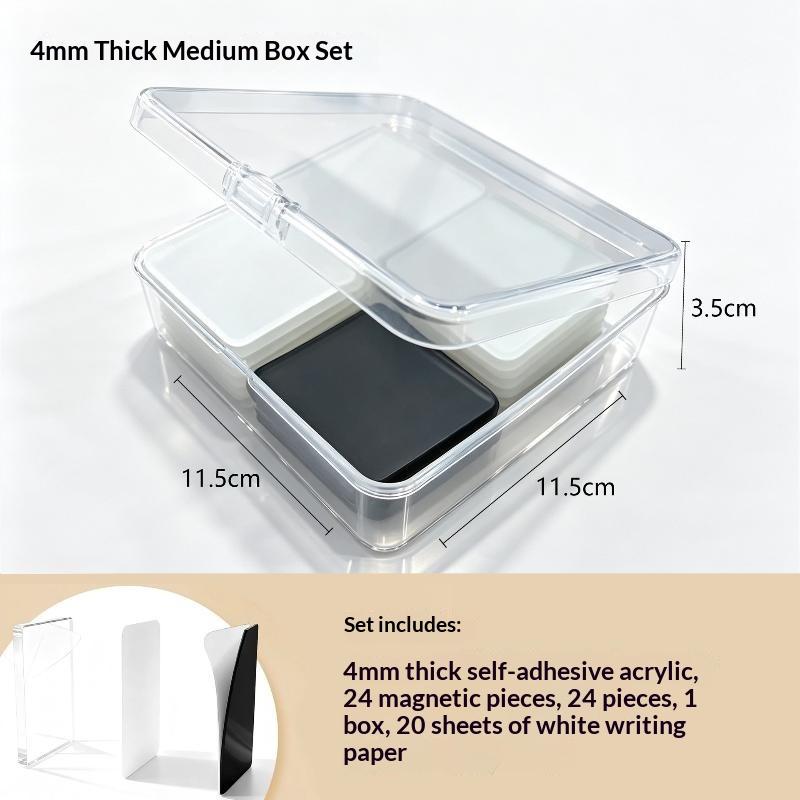 Koelkastmagneten Materiaal Kit Creatieve Doe-het-zelf Handgemaakte Acryl Magnetische Stickers Geen Foto Inbegrepen Huisdecoratie Cadeaus