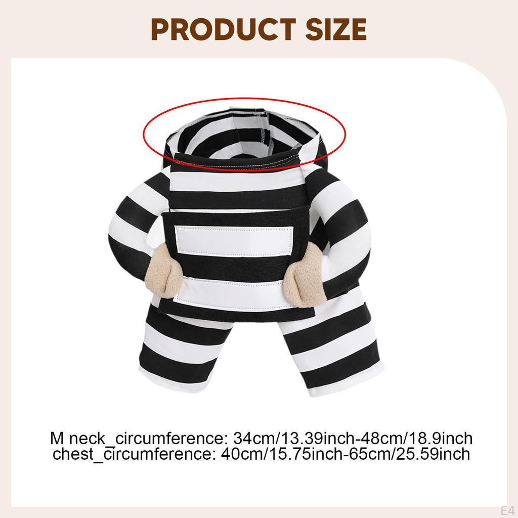 Costume for Dogs By Prison Theme Apparel Festive Gatherings