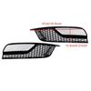 Gloss Black Front Fog Light Grill Covers 8V5807681A9B9 8V5807682A9B9 Fit A3 8V Sedan 2013-2016