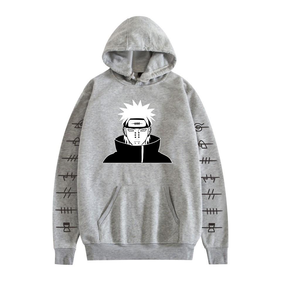 Naruto Hinman Anime Men'S And Women'S Fashion Casual Hooded Sweater
