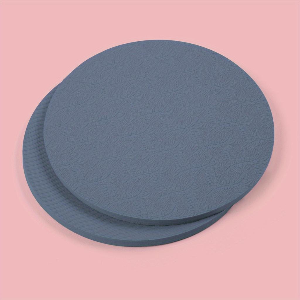 2Pcs Solid Color TPE Knee Pads - Plank Supports Balance Pad, Abdominal Wheel Fitness Cushion For Knee Elbow Protection