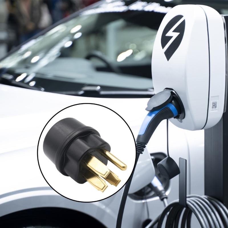 Přímočinná zástrčka NEMA 14-50P 50A 125/250V Odolný konektor pro spotřebiče Sušičky Průmyslové spotřebiče Generátor