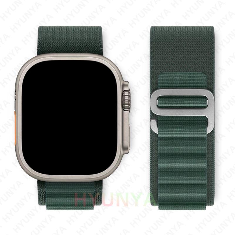 Alpine Λουράκι για Apple Watch Band Σειρά 10 9 8 7 SE Ultra 2 41mm 42mm 45mm 46mm 49mm 40mm 44mm IWatch Correa Λουράκι Ρολόι Βραχιόλι