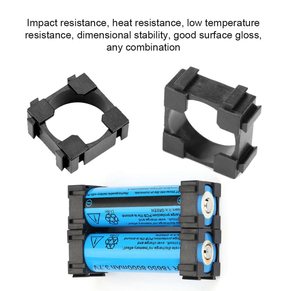 100 PCS Cylindrical Cell Lithium Battery Holder Cell Spacer Battery Storage Box Battery Spacing