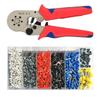 Manufacturer 6-6A European Style Tubular Terminal Crimping Pliers for Wire & Insulation, Manual Tool.
