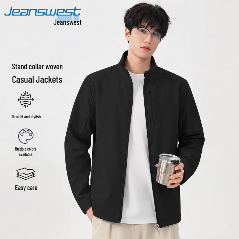 Jeanswest Men s Lightweight Stand Collar Jacket M