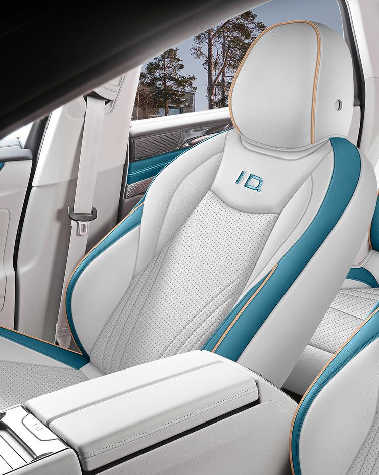 2024 VW ID.7 First Edition Leather Seat Covers - All-Season, Full Surround Design