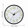 Non-Ticking Luminous Wall Clock Silent Wall Time Clock Minimalist Night Light Hanging Clock  Shops