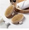 Exfoliating Wooden Body Massage Shower Brush Natural Bristle Bath Brush Soft Woman Man Skin Care Wet Dry Body Brush