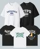 UNTAPPED STUDIO [2Set] 5 Types Summer Signature Graphic Logo Oversized Short Sleeve T-Shirt (Type A)