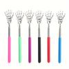Stainless Steel Telescopic Back Scratcher Adjustable Length Durable Easy To Carry Itching Shoulders and Body Manual Scratcher