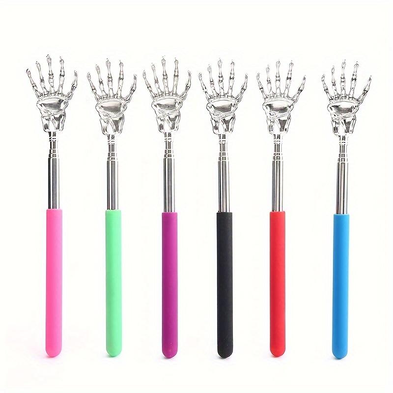 Stainless Steel Telescopic Back Scratcher Adjustable Length Durable Easy To Carry Itching Shoulders and Body Manual Scratcher