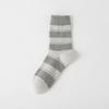 5 Pairs of Women's Autumn and Winter Trendy and Versatile Casual Cotton Striped Mid Calf Boneless Pile Socks