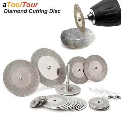 Diamond Cutting Disc Wheels Rotary Tool Circular Saw Blade for Dremel Mini Drill Mandrel Cutoff Wood Stone Plastic Glass Tile