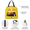 G-Guns-S N-N-S R-Roses-S Insulated Lunch Bag for Women Kids Leakproof Food Boxes Thermal Lunch Box Tote