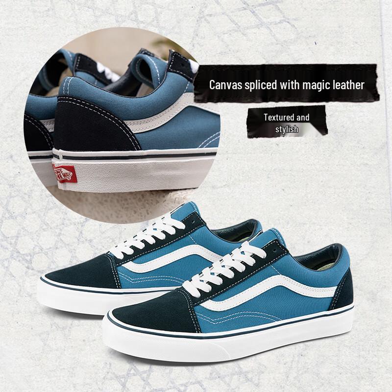 Кроссовки VANS Classic Old Skool Синие Лунный Кристалл US 5.5