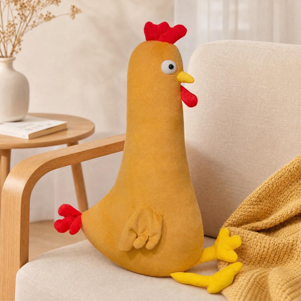 Cuscino Peluche Pulcino Corpo Lungo Peluche Per Dormire Morbido Cuscino Corpo Per Adulti Giocattolo da Abbraccio Rimovibile Per Letto
