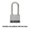 Master Lock 44mm Body 51mm Inner Stainless 1SSKADLH (Master Lock) Padlock, Keyed, Outdoor, Weatherproof, Rustproof, Width, Diameter, Steel,