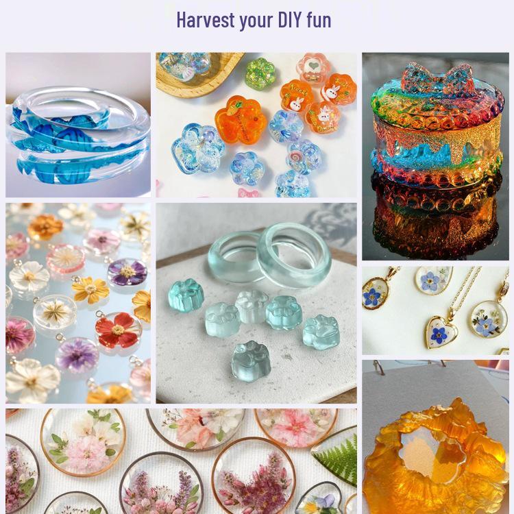 Epoxy Resin AB Glue - Crystal Hard Handmade Specimen & DIY Set