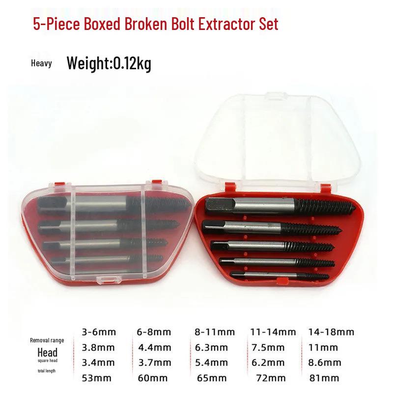 Stripped Screw & Broken Wire Extractor Tool Set for Faucets & Valves