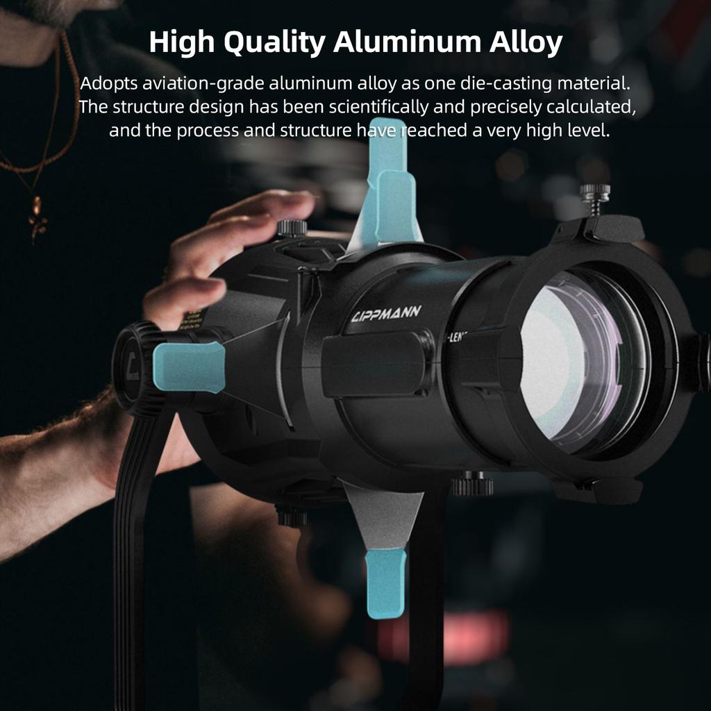 LIPPMANN Optical Spot Bowens Mount Conical Snoot Kit pro LED Continuous Light Strob Light s