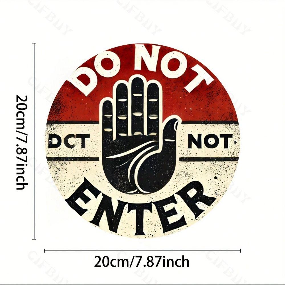 

Retro Metal Sign Decorative Tin Plate Wall Art 20x20 cm