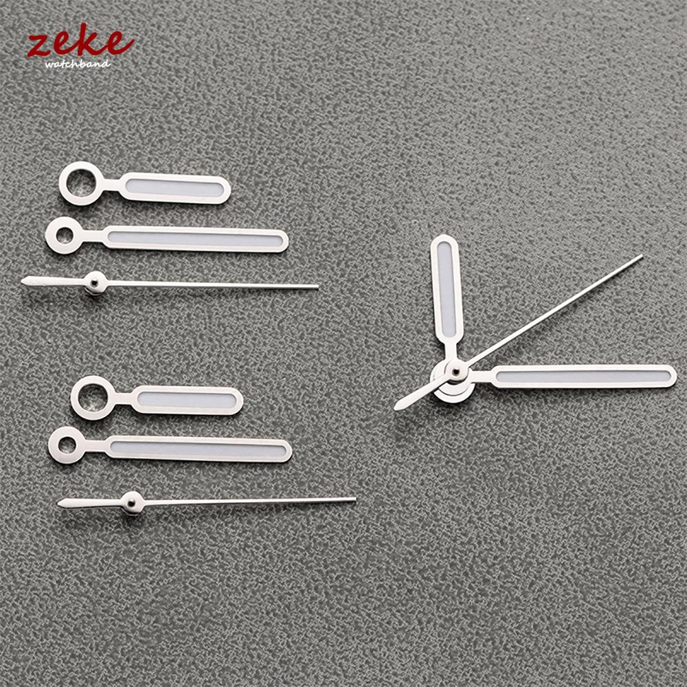 1/2/3/5pcs Silver Watch Hands Aiguille NH35 Hands Set Green Luminous for NH34 NH35 NH36 7S for Nautilus Hands Watches Pointers