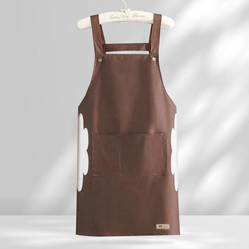 Custom Waterproof, Oil-Proof H-Type PVC Apron with Thick Straps and Logo Printing, Ideal for Kitchen Use and Gifts