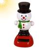 Weihnachtsauto Ornament Solar Ornament Wackelkopffigur Weihnachtsmodellierung Dekoration Geschenk Kreative Innenraum Autozubehör