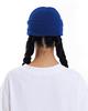 THEMUSEUMVISITOR Cubic Logo Stitched Beanie (Blue)