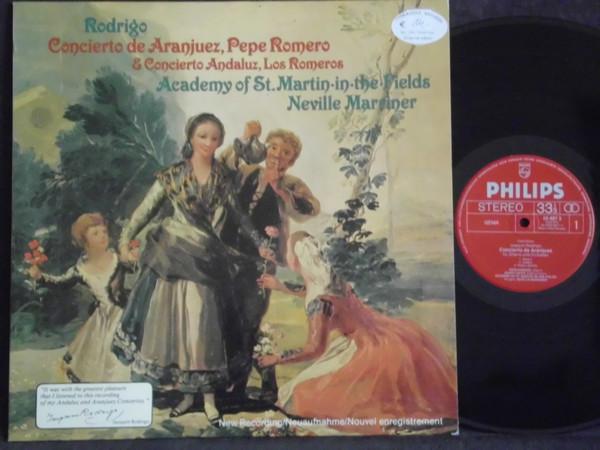 

LP Record JOAQUN RODRIGO PEPE ROMERO THE Concierto De Aranjuez Concierto A 304873 Philips 1979 Germany Classical Used