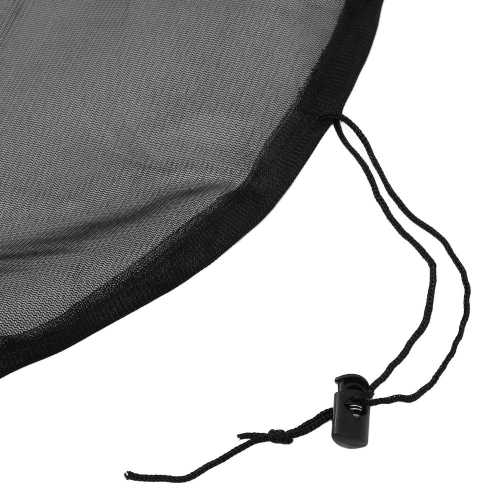 4PCS Adjustable Closure Rain Barrel Mesh Cover 37.4 Inch Size Fine Mesh Screen Rain Bucket Leaf Filter