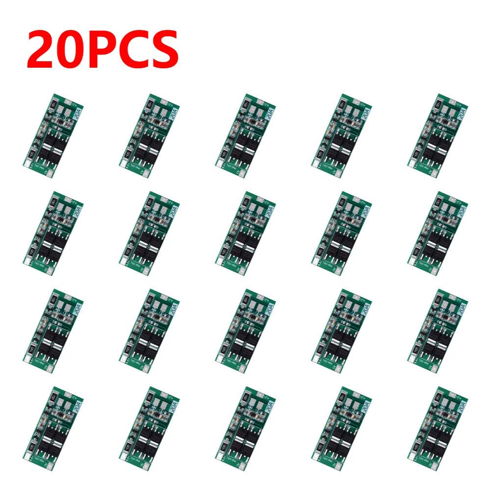 1-30PCS HW-391 2S 20A 7.4V 8.4V 18650 BMS Module 18650 Lithium Battery Charger Protection Board Standard/Balance Module for DIY