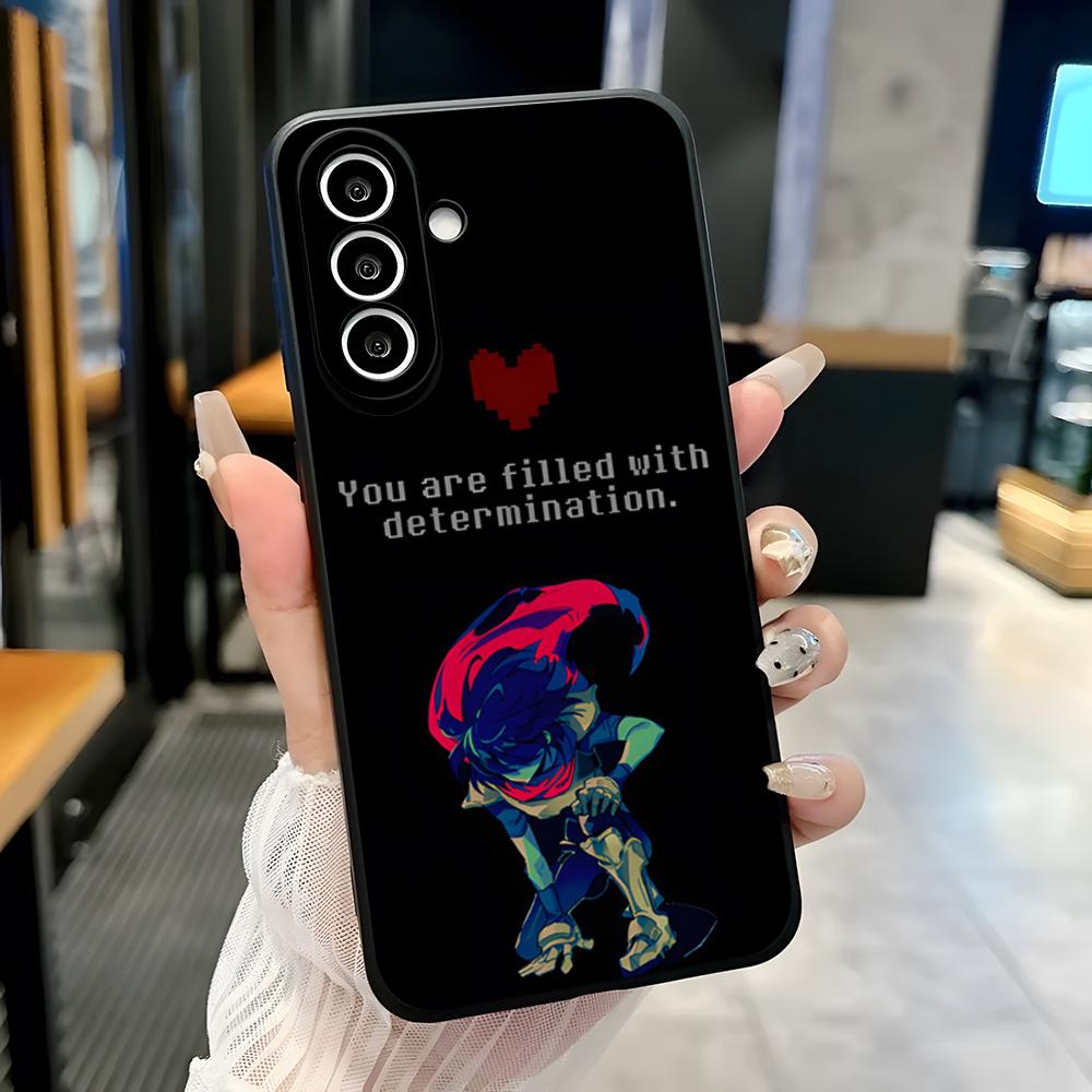 

D-Deltarune Games Anime Phone Case For Samsung S26 S25 Plus S20 S20 Plus S22 Ultra S23 FE S21 Plus S21 Ultra Soft Cover Samsung S21 Plus