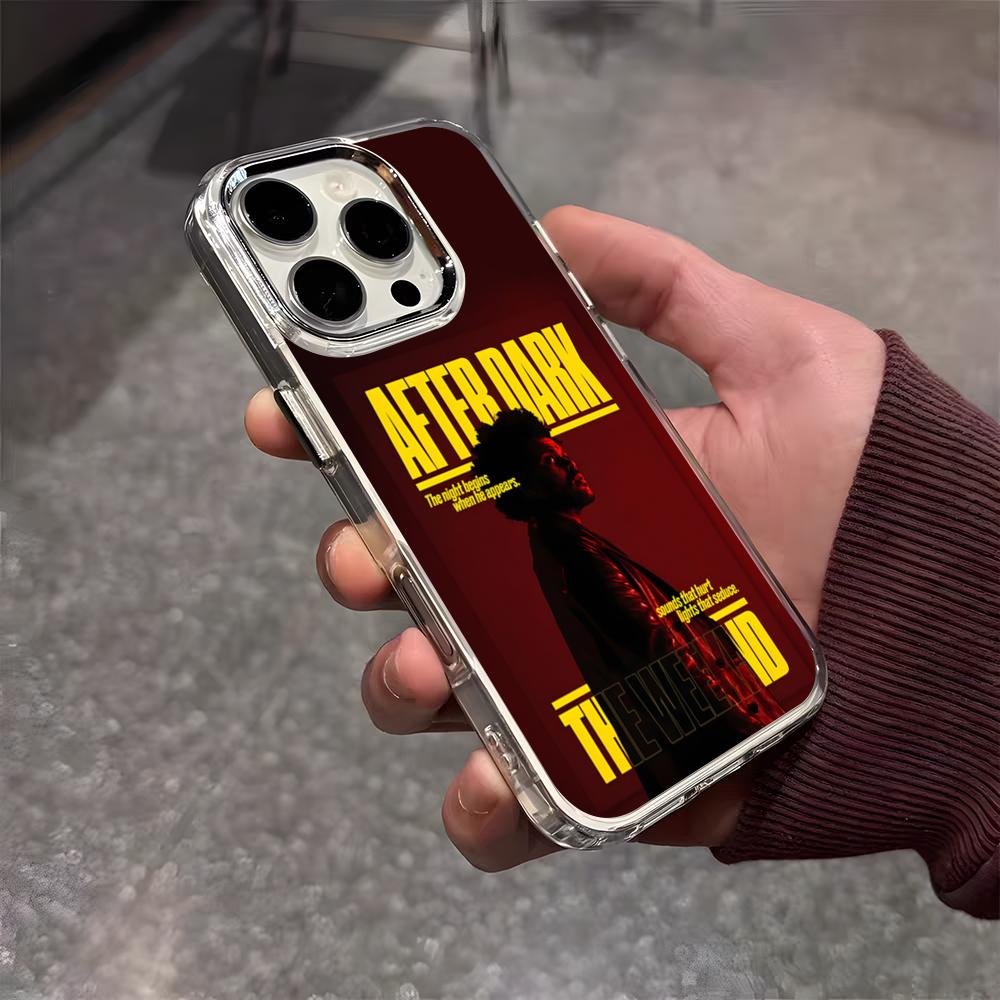 Die W-Weeknd XO Sänger Handyhülle Für IPhone 17 Air 16 E 15 14 13 12 11 Plus Pro Max Galvanisiert Transparent Weiche Hülle