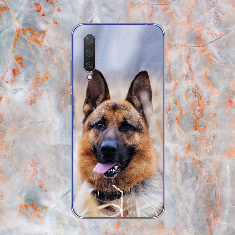 German Shepherds Dogs Soft TPU Silicone Cover For Xiaomi Mi Note 11 10T 10 9 9T SE 8 Lite Pro Ultra 5G Phone Case
