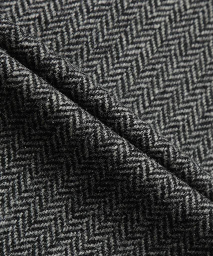 Brooks Brothers Wool Tweed Herringbone Jacket (Grey) (Bbjsmff402)