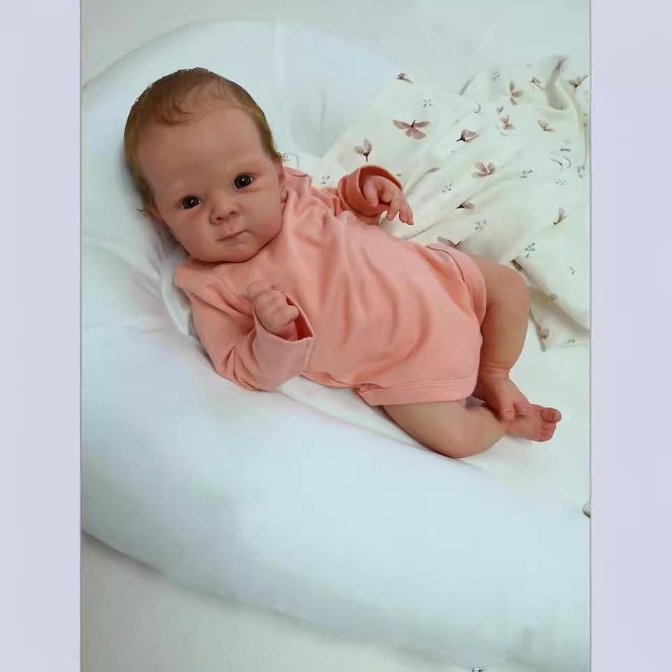 Silicone Baby Reborn Doll 48cm With Realistic Features For Collectors And Gift Lovers