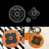 3pcs/set Acrylic Persimmon Flower Template | Leather Mold for DIY Keychain Wallet Pendant Ornament Handmade Stencil Tool