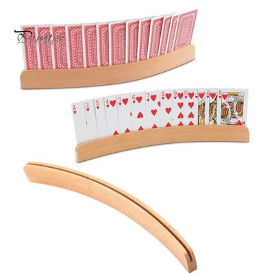 Užitečný Smooth Edge Opakovaně použitelný stojánek na hrací karty Stojan na poker Hra Noční Svátek Party Potřeby Domácí potřeby