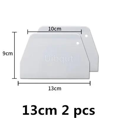 White Board Plastic Pastry Cutter Pizza Dough Scraper Cake Spatulas Tools Fondant Sugarcraft Trapezoid Bread Baker Butter Knife