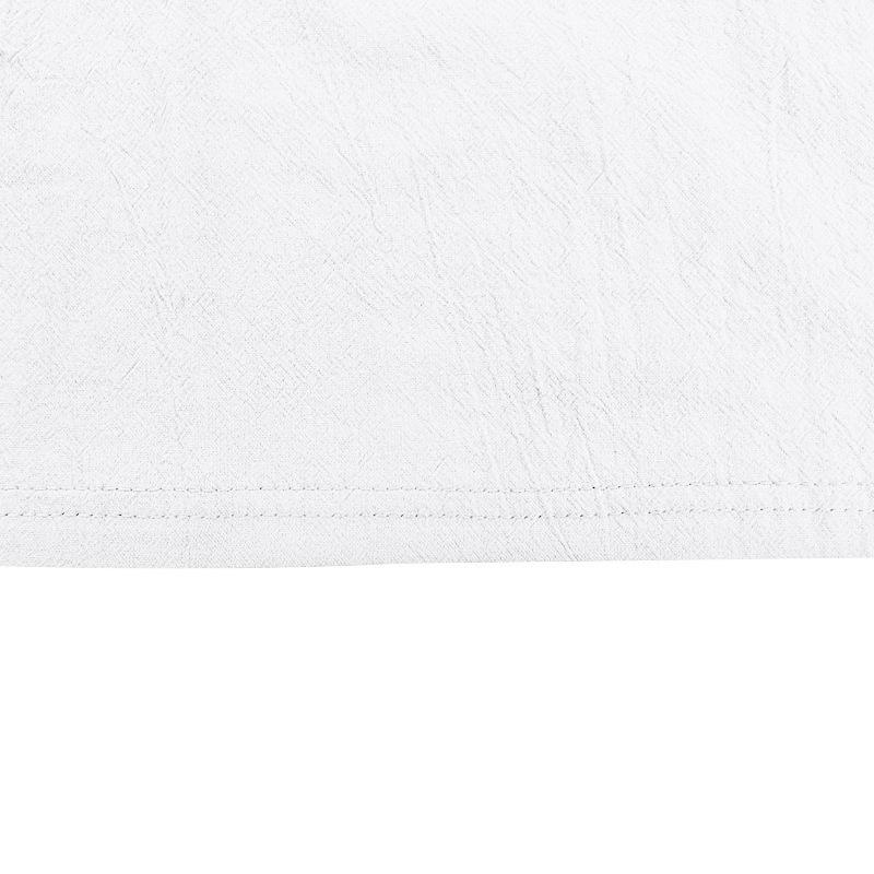 Men's Loose Fit Linen Beach Shorts with Elastic Waistband and Drawstring