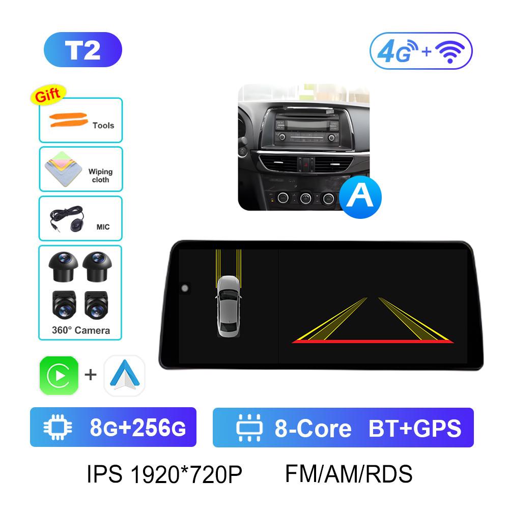 For Mazda ATENZA 2014 2015 - 2016 Car Multimedia Video Radio Player Wireless Carplay GPS Navigation Accessories Cooling Fan WIFI