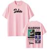 Unisex Harajuku Style Fashion Short Sleeve Casual High Quality TShirt Rapper Sabino Album Tour Printed Women And Men TShirt