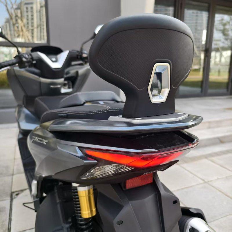 Modified Motorcycle PCX125 PCX150 PCX160 Rear Backrest Black Seat Sissy Bar Passenger Leather Pad Carrier for PCX 2021-2025