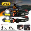 Intelligent Outdoor LED Headlights,USB Rechargeable Headlights,Adjustable Dimming Angle,Suitable for Camping,Running, Fishing, and Work Headlights