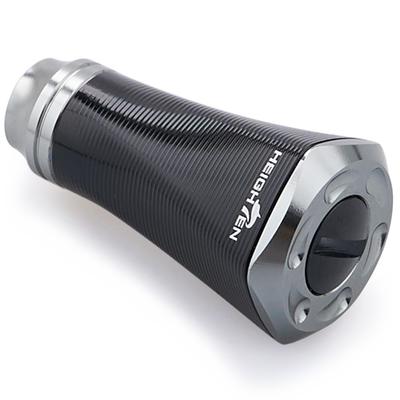 HEIGHTEN 20mm Reel Handle Knob for Shimano Daiwa Type Type Tornado Series Gunmetal (Shimano A) (Daiwa S) (Black & (Cap)) (709)