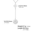 Collana Ciondolo Stella a Cinque Punte Svuotata a Forma di S con Doppio Foro Design Versatile Nodo Miko Gioielli