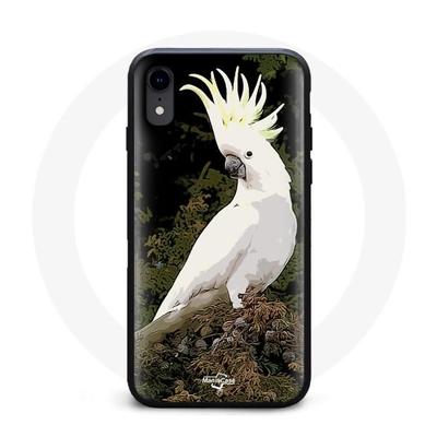Phone Case - Cockatoos Parrots - Iphone XR - Multicolored - Flexible - Shock Protection